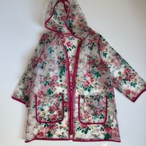 BONTON Floral Kids Raincoat 4Y